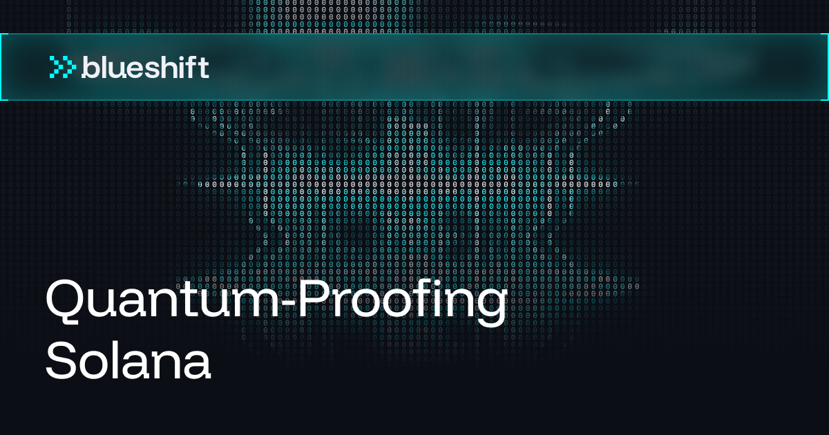Quantum-Proofing Solana cover